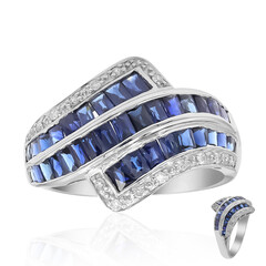 Blauer Ceylon-Saphir-Goldring