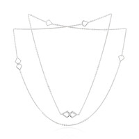 Zirkon-Silbercollier