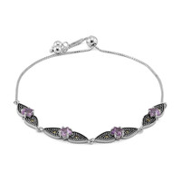 Amethyst-Silberarmband