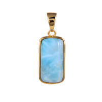 Larimar-Silberanhänger