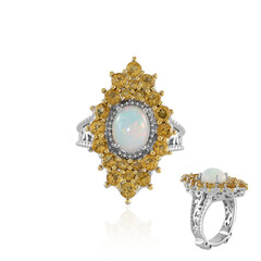Welo-Opal-Silberring (Dallas Prince Designs)