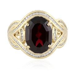 Himbeer-Rhodolith-Goldring (de Melo)