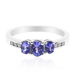 AAA-Tansanit-Goldring (CIRARI)