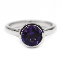 Sambia-Amethyst-Silberring
