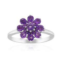 Sibirischer Amethyst-Silberring