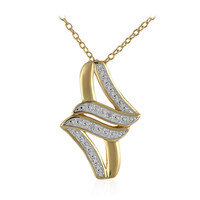 I3 (I) Diamant-Silberhalskette