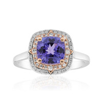 AAA-Tansanit-Goldring (CIRARI)