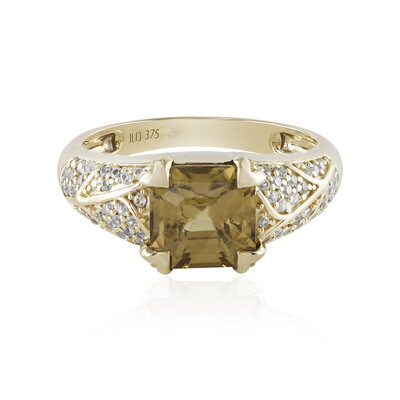 Gelber Zirkon-Goldring (Adela Gold)