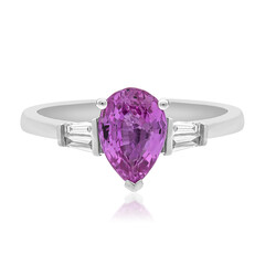 Pinkfarbener Saphir-Goldring (CIRARI)