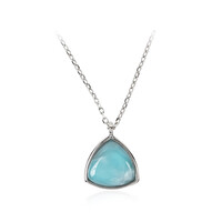Larimar-Silberhalskette