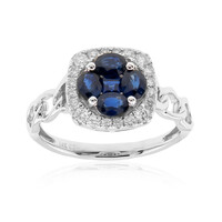 Blauer Ceylon-Saphir-Goldring (CIRARI)