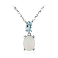 Welo-Opal-Silbercollier