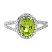 Jilin-Peridot-Silberring
