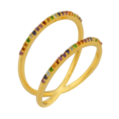 Edelstein-Silberring