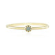 Himmelblauer SI1 Brillant-Goldring