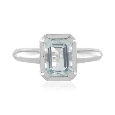 Brasilianischer Aquamarin-Goldring