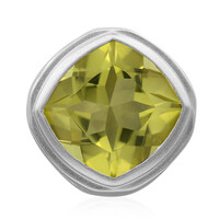 Ouro Verde-Quarz-Silberanhänger