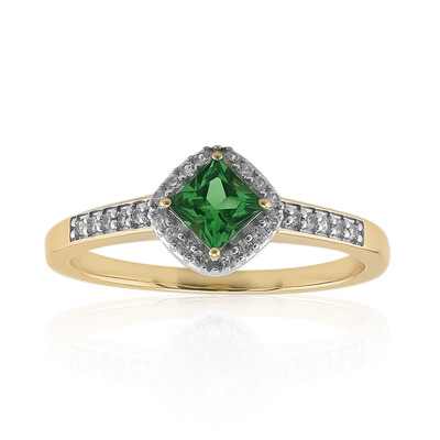 AAA-Kenianischer Tsavorit-Goldring