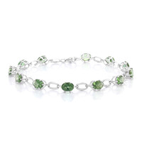 Russischer Apatit-Silberarmband