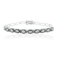 Mystik-Quarz-Silberarmband