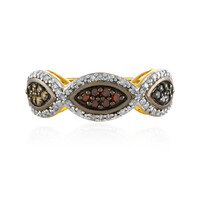 I4 Diamant-Silberring