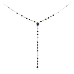 Ceylon-Saphir-Goldcollier (CIRARI)
