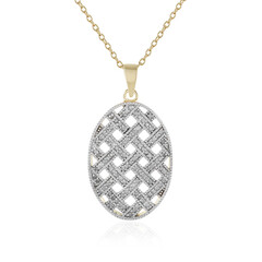 I3 (I) Diamant-Silberhalskette