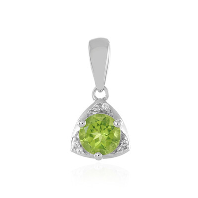 Peridot-Silberanhänger