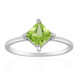 Burmesischer Peridot-Silberring