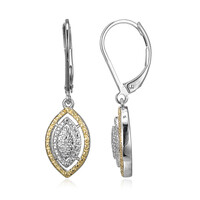 I3 (I) Diamant-Messingohrringe (Juwelo Style)
