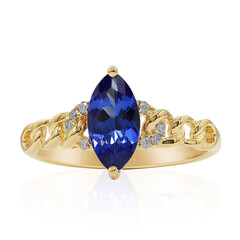 AAA-Tansanit-Goldring (CIRARI)