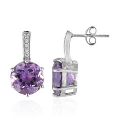 Amethyst-Silberohrringe