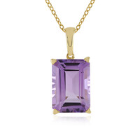 Lavendel-Amethyst-Silberhalskette