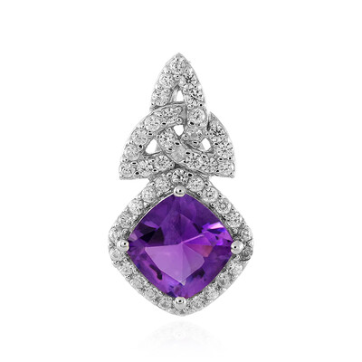 Sibirischer Amethyst-Silberanhänger