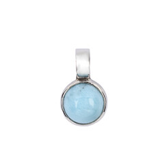 Larimar-Silberanhänger