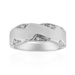 SI1 (G) Brillant-Silberring