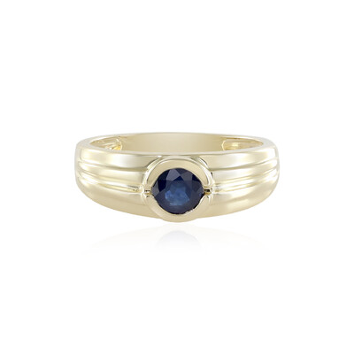 Blauer Saphir-Goldring