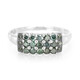 Fancy-Diamant-Silberring