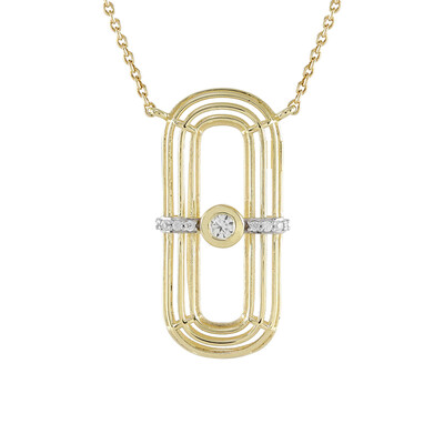 Zirkon-Goldcollier (Ornaments by de Melo)
