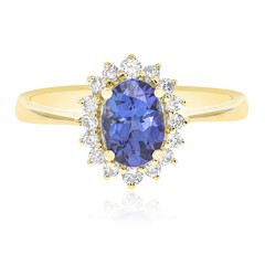AAA-Tansanit-Goldring (CIRARI)