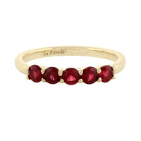 Edelroter Spinell-Goldring (La Revelle)