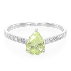 Chrysoberyll-Silberring