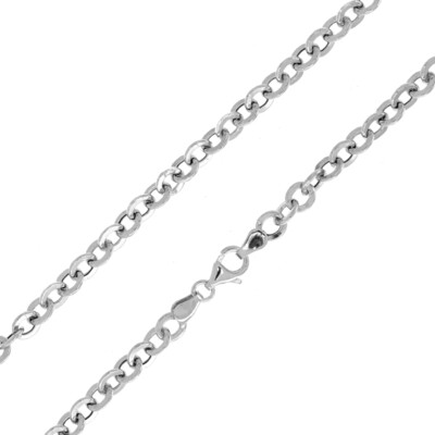 Silber-Panzerkette - 8,4 g - 45 cm