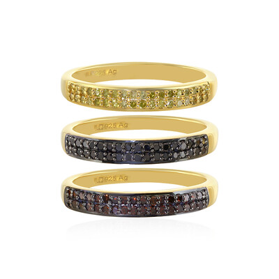 Diamant-Silberringe