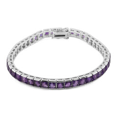 Sambia-Amethyst-Silberarmband