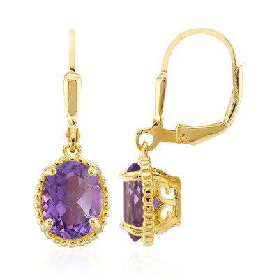 Amethyst-Silberohrringe