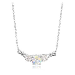 Mondlicht-Topas-Silbercollier
