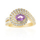Purpur-Saphir-Goldring (Adela Gold)