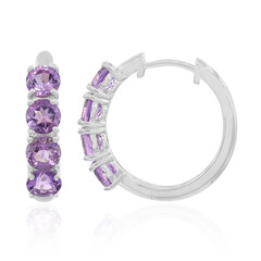 Amethyst-Silberohrringe