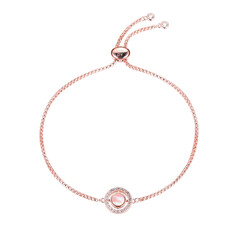Perlmutt-Silberarmband